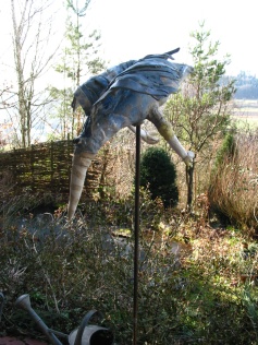Herabstürzender Vogel